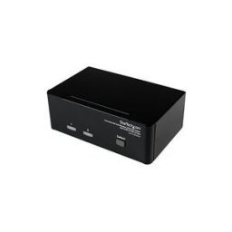 StarTech.com Switch KVM USB 2 ports DVI VGA avec audio - Commutateur USB 2.0 - commutateur ecran-clavier-souris/audio/USB - 2 ports