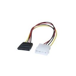 MCAD generic - adaptateur secteur - alimentation interne 4 plots pour alimentation SATA - 15 cm