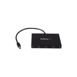 StarTech.com Splitter multi-ecrans Mini DisplayPort vers 4x DisplayPort - Hub MST a 4 ports - Repartiteur Mini DP 1.2 vers 4x DP - repartiteur video - 4 ports