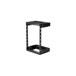 StarTech.com Rack Reseau Mural 15U 19 - Profondeur Ajustable 30,5-50,8cm Rack Serveur a Cadre Ouvert 2 Pieds pour equipement AV/Data/IT/Com/Ordi/Switch avec ecrous et Vis de Cage (RK15WALLOA) - rack - 15U
