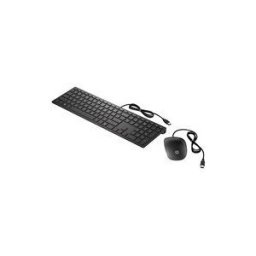 HP Pavilion 400 - ensemble clavier et souris - noir de jais Peripherique d'entree