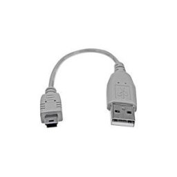 StarTech.com Cable USB 2.0 A vers Mini B de 15 cm - Cordon USB A vers USB Mini B - M/M - cable USB - USB pour mini USB type B - 15 cm