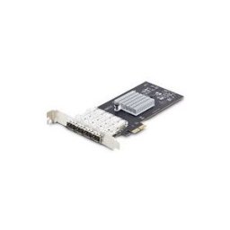 StarTech.com 4-Port GbE SFP Network Card, PCIe 2.0 x2, Intel I350-AM4 4x 1GbE Controller, 1000BASE Copper/Fiber Optic, Quad-Port Gigabit Ethernet NIC, Desktop/Server Backplanes - Windows and Linux Compatible (P041GI-NETWORK-CARD) - adaptateur reseau - PCI