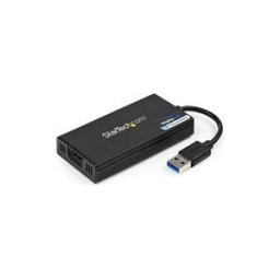 StarTech.com Adaptateur USB 3.0 vers HDMI, 4K 30Hz Ultra HD, certifie DisplayLink, convertisseur d'adaptateur d'affichage USB Type-A vers HDMI pour moniteur, video externe et carte graphique, Mac et Windows - Adaptateur USB vers HDMI (USB32HD4K) - cable a