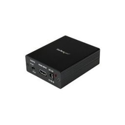 StarTech.com Convertisseur HDMI vers VGA avec audio - Adaptateur HDMI - HDMI femelle/3,5 mm femelle/VGA femelle/3x RCA male - 1920 x 1200 - convertisseur video - noir