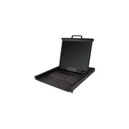 StarTech.com Console LCD de 19 a montage en rack 1U avec clavier americain - Interface VGA - Cable KVM inclus (RKCONS1901) - console KVM - 19