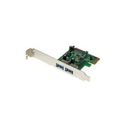 StarTech.com Carte ContrÃ´leur PCI Express (PCIe) vers 2 ports USB 3.0 avec UASP - Adaptateur PCIe 2x USB 3.0 - Alimentation SATA - adaptateur USB - PCIe - USB 3.0 x 2