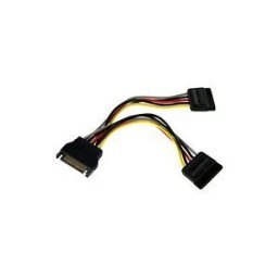StarTech.com Adaptateur de cable repartiteur d'alimentation en YÂ SATA 15Â cm - M/F - repartiteur d'alimentation - alimentation SATA pour alimentation SATA - 15.2 cm