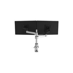 R-Go Tools R-Go Bras d'ecran double Zepher kit de montage - pour 2 ecrans LCD - argent mat