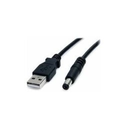 StarTech.com Cable d'alimentation USB vers prise DC de 91 cm - Cordon USB vers connecteur Type M 5V - cable d'alimentation - USB (alimentation uniquement) pour prise CC 5,5 mm - 91 cm