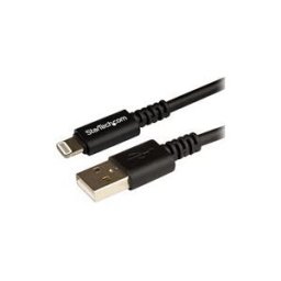 StarTech.com Cable AppleÂ® Lightning vers USB pour iPhone, iPod, iPad de 3 m noir - Cable iPhone - Chargeur synchronisation Lightning - 3 m - cable Lightning - Lightning / USB - 3 m