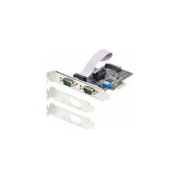 StarTech.com 2-Port Serial PCIe Card, Dual-Port PCI Express to RS232/RS422/RS485 (DB9) Serial Card, Low-Profile Brackets Incl., 16C1050 UART, TAA-Compliant, Windows/Linux, TAA Compliant - Level-4 ESD Protection (2S232422485-PC-CARD) - adaptateur serie - P