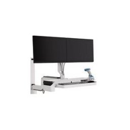 Ergotron CareFit composant de montage - pour 2 ecrans LCD - blanc