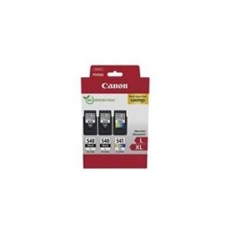 Canon 540L x2/CL-541XL Multipack - pack de 3 - a rendement eleve - noir, couleur (cyan, magenta, jaune) - original - cartouche d'encre