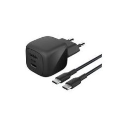 Belkin BOOST CHARGE adaptateur secteur - compact - 24 pin USB-C - 45 Watt - avec cable USB-C (1 m)