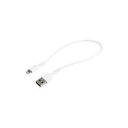 StarTech.com Cable USB-A vers Lightning Blanc Robuste 30cm - Cable de Charge/Synchronisation de Type A vers Lightning en Fibre Aramide - iPad/iPhone 12 - Certifie Apple MFi (RUSBLTMM30CMW) - cable Lightning - Lightning / USB - 30 cm