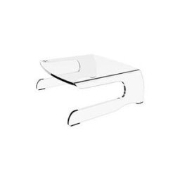Dataflex Addit monitor riser 550 - pied - pour moniteur/clavier - clair