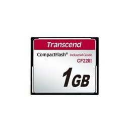 Transcend CF220I Industrial Temp - carte memoire flash - 1 Go - CompactFlash