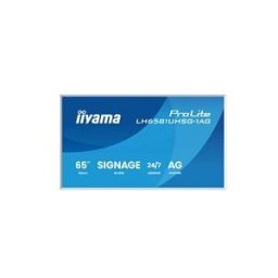 IIYAMA ProLite LH6581UHSG-1AG 65 Classe (64.5 visualisable) ecran LCD retro-eclaire par LED - 4K - pour signalisation numerique
