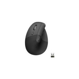 Logitech Lift for Business - souris verticale - Bluetooth, 2.4 GHz - graphite