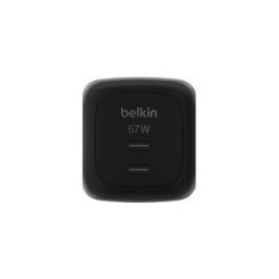 Belkin BoostCharge Pro adaptateur secteur - GaN - 2 x USB-C - 67 Watt