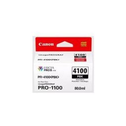 Canon PFI-4100 PBK - photo noire - original - reservoir d'encre