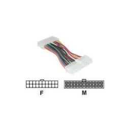 MCL Samar - adaptateur pour prise d'alimentation - ATX 20 broches pour sortie principale d'alimentation 24 broches - 15 cm