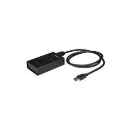 StarTech.com Hub USB 3.0 a 4 ports en metal - Concentrateur USB A vers 3x USB A et 1x USB-C -Montable - concentrateur (hub) - 4 ports