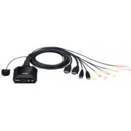Aten CS22H Switch KVM HDMI 4K/USB avec telecommande