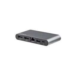 StarTech.com USB C Dock, 4K Dual Monitor DisplayPort, Mini Laptop Docking Station, 100W Power Delivery Passthrough, GbE, 2-Port USB-A Hub, USB Type-C Multiport Adapter 3.3' Cable, Dual DP - Portable USB-C Dock (DK30C2DAGPD) - station d'accueil - USB-C - 2