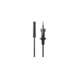 StarTech.com Cordon d'alimentation bipolaire standard EU vers IEC 320 C7 1m pour PC portable - Cable secteur europeen vers C7 - M/F - Noir - cable d'alimentation - power IEC 60320 C7 pour Europlug - 1 m