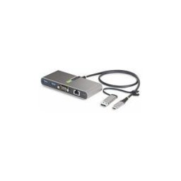 StarTech.com Hub USB-C a 2 Ports avec Ethernet et RS-232, PD, 2x USB-A - concentrateur (hub) - 2 ports