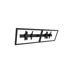 Chief LWM Menu Boards Series Fusion Large 2X1U - kit de montage - pour 2 ecrans LCD - noir
