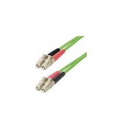 StarTech.com 7m (22ft) LC to LC (UPC) OM5 Multimode Fiber Optic Cable, 50/125Âµm Duplex LOMMF Zipcord, VCSEL, 40G/100G, Bend Insensitive, Low Insertion Loss, LSZH Fiber Patch Cord - cordon de raccordement - 7 m - vert