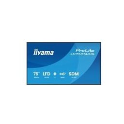 IIYAMA ProLite LH7575UHS-B2AG 75 Classe (74.5 visualisable) ecran LCD retro-eclaire par LED - 4K - pour signalisation numerique