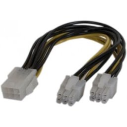 MCAD Doubleur d'alimentation PCI Express 6 pins -15 cm