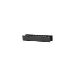 APC Horizontal Cable Manager Single-Sided with Cover - kit de gestion de cables pour rack - 2U