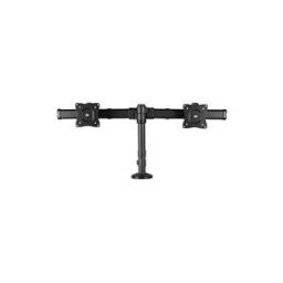 StarTech.com Bras pour ecran PC double affichage a fixation bureau - Pince / oeillet - 27 po - Montage VESA - ARMBARDUOG pied - pour 2 moniteurs - noir