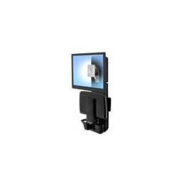 Ergotron Sit-Stand Vertical Lift, Patient Room kit de montage - pour ecran LCD/clavier/souris/lecteur de codes a barres - noir