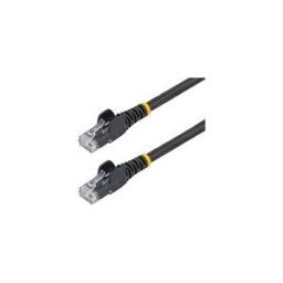 StarTech.com Cable Ethernet CAT6 2m - LSZH (Low Smoke Zero Halogen) - Cordon RJ45 UTP Anti-accrochage 10 GbE LAN - Cable Reseau Internet 650MHz 100W PoE - Noir - Snagless - 24AWG (N6LPATCH2MBK) - cordon de raccordement - 2 m - noir