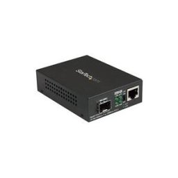 StarTech.com Convertisseur RJ45 Gigabit Ethernet sur Fibre Optique avec SFP Ouvert - 1000Mbps MonoMode/MultiMode - convertisseur de media a fibre optique - 10Mb LAN, 100Mb LAN, 1GbE