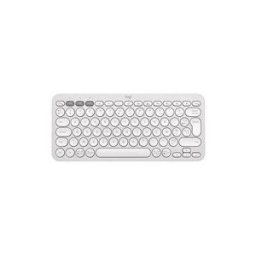 Logitech Pebble Keys 2 K380s - clavier - AZERTY - Francais - blanc ton sur ton Peripherique d'entree