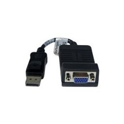 StarTech.com Adaptateur video DisplayPort vers VGA - Convertisseur DP vers HD15 - M/F - 1920x1200 - Noir - carte d'ecran - 25 cm