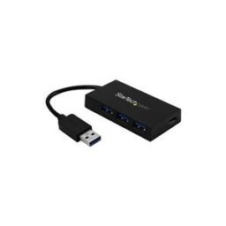 StarTech.com Hub USB 3.0 - 4 ports - USB-A vers 3x USB-A 1x USB-C - Concentrateur USB Type-C - Adaptateur d'alimentation inclus - concentrateur (hub) - 4 ports