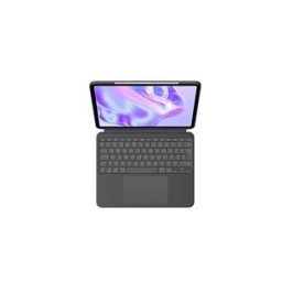 Logitech Combo Touch - clavier et etui - avec trackpad - QWERTY - R.-U. - graphite Peripherique d'entree