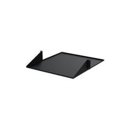 StarTech.com 2U 19 2-Post Network Rack Cabinet Shelf, 20in Deep Center Mount Cantilever Tray Rackmount Shelf for AV/Data Equipment Enclosure with Cage Nuts Screws 75lb Weight Capacity - 2U Fixed Rack Shelf (CABSHF2POST2) - etagere pour rack - 2U