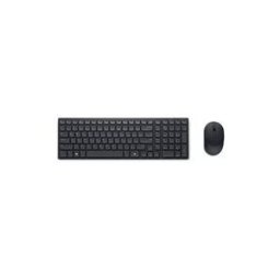 Dell Pro Compact Silent Keyboard and Mouse - KM555 - ensemble clavier et souris - QWERTZ - Allemand - noir Peripherique d'entree