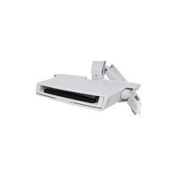 Ergotron kit de montage - pour ecran LCD/clavier/souris/lecteur de codes a barres/processeur - petit support de CPU - blanc
