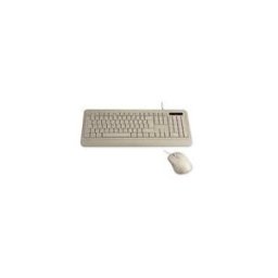 MCL Samar MCL - ensemble clavier et souris - bioplastique - AZERTY - Francais - beige terrazzo Peripherique d'entree