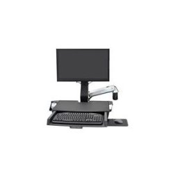 Ergotron kit de montage - pour ecran LCD/clavier/souris/lecteur de codes a barres - aluminium poli